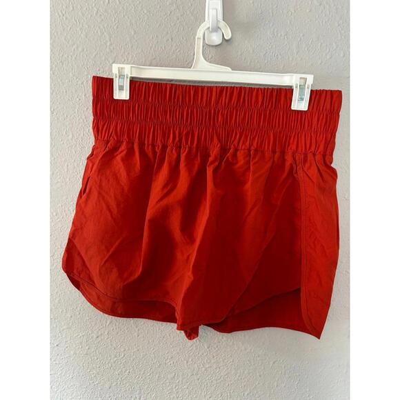 Zenana orange high waisted active shorts size 2X - Picture 1 of 3